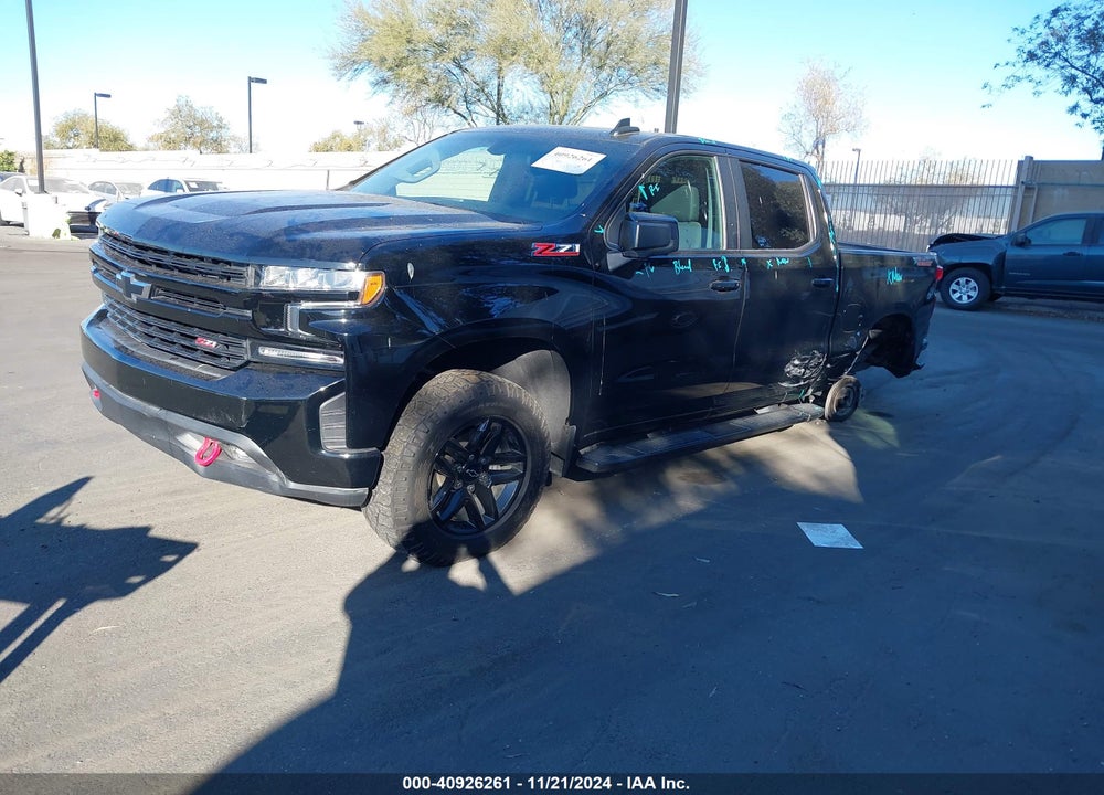 2021 CHEVROLET SILVERADO 1500 4WD SHORT BED LT TRAIL BOSS VIN: 3GCPYFEDXMG418296