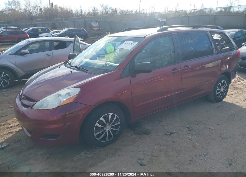 2007 TOYOTA SIENNA LE VIN: 5TDZK23C37S011875