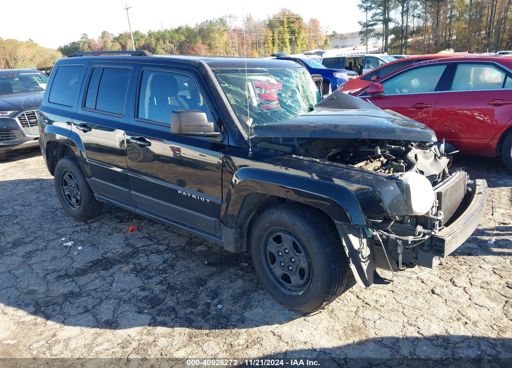 2016 JEEP PATRIOT SPORT VIN: 1C4NJPBA3GD656391