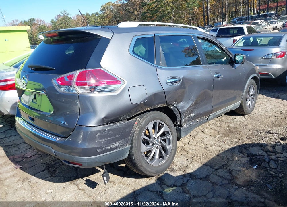 2016 NISSAN ROGUE SL VIN: 5N1AT2MTXGC894671