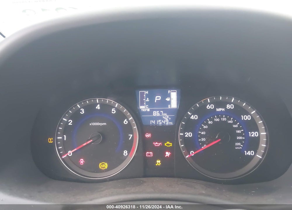 2016 HYUNDAI ACCENT SE VIN: KMHCT4AE8GU032649
