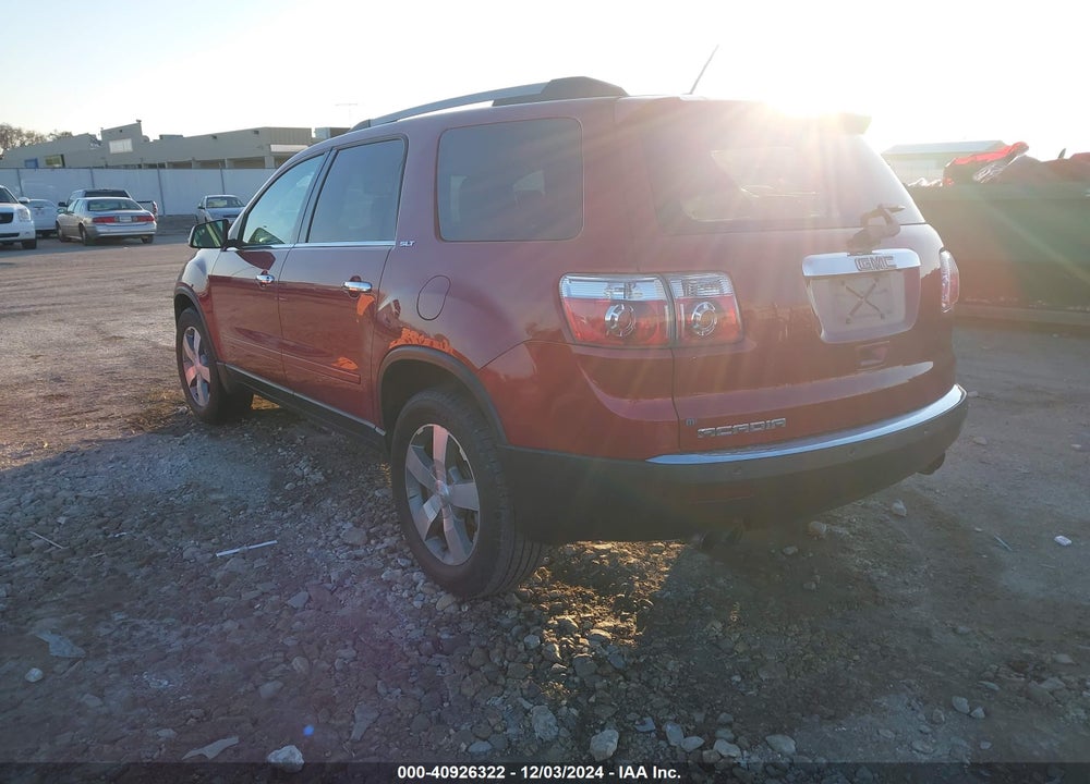 2012 GMC ACADIA SLT-1 VIN: 1GKKRRED3CJ346836