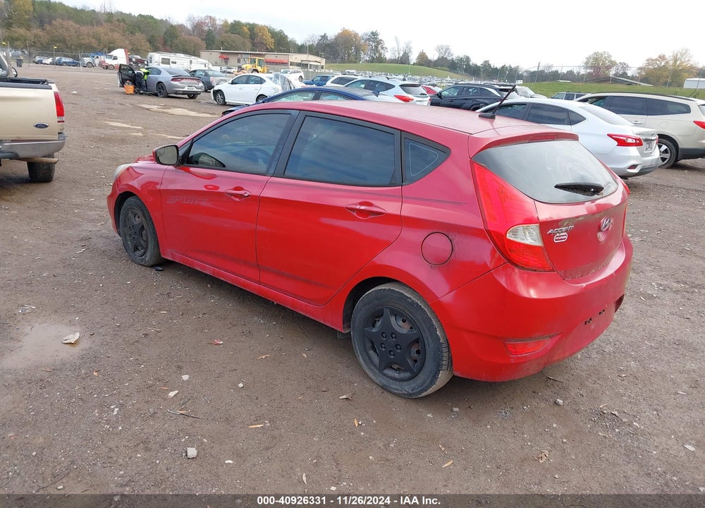 2014 HYUNDAI ACCENT GS VIN: KMHCT5AE6EU141551