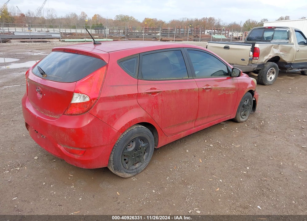 2014 HYUNDAI ACCENT GS VIN: KMHCT5AE6EU141551