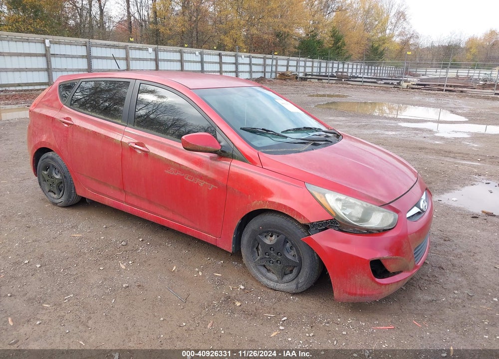 2014 HYUNDAI ACCENT GS VIN: KMHCT5AE6EU141551