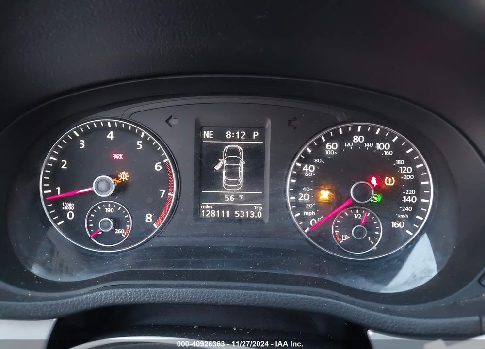 2012 VOLKSWAGEN PASSAT 2.5L SE VIN: 1VWBP7A34CC081283