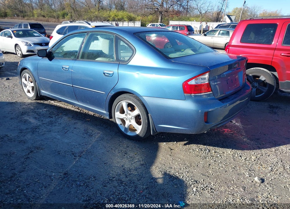 2008 SUBARU LEGACY 2.5I VIN: 4S3BL616X87219153
