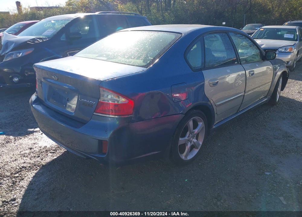 2008 SUBARU LEGACY 2.5I VIN: 4S3BL616X87219153