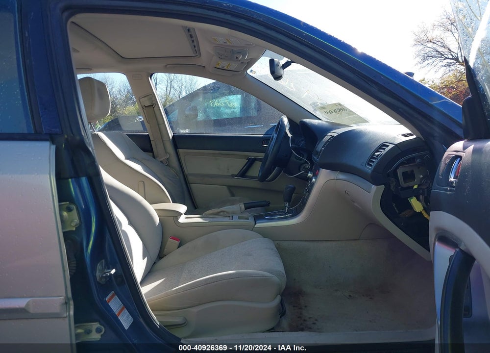 2008 SUBARU LEGACY 2.5I VIN: 4S3BL616X87219153