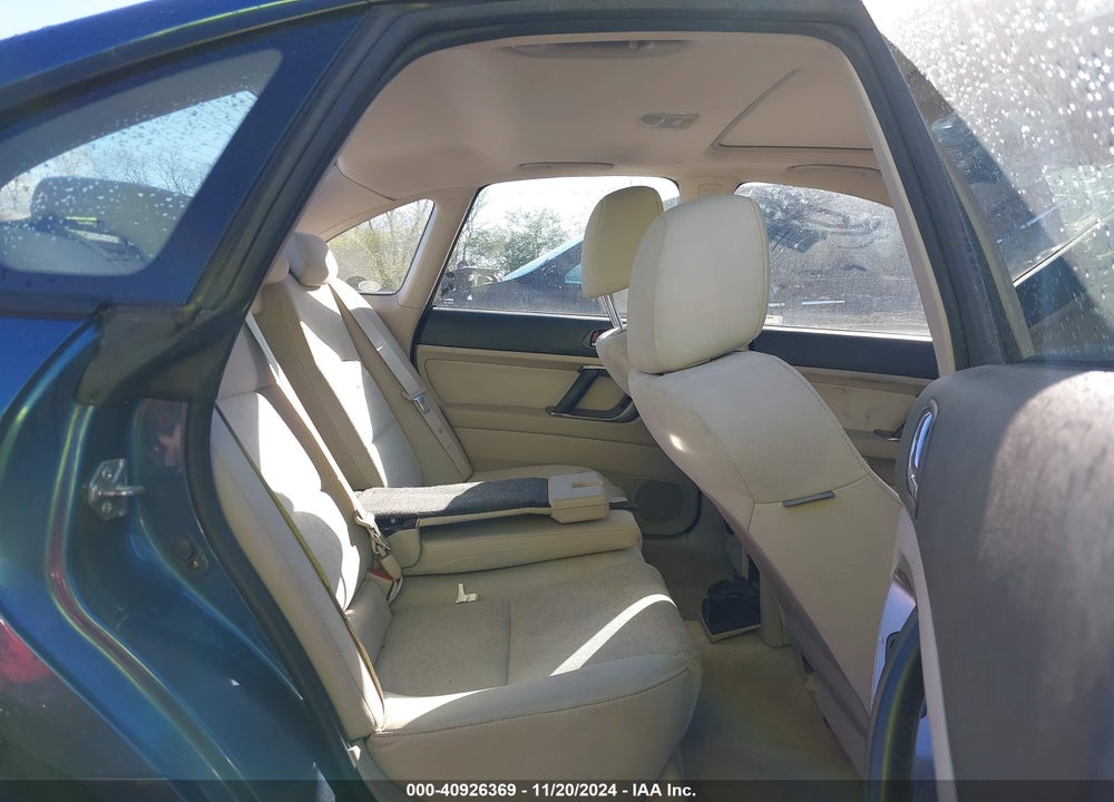 2008 SUBARU LEGACY 2.5I VIN: 4S3BL616X87219153