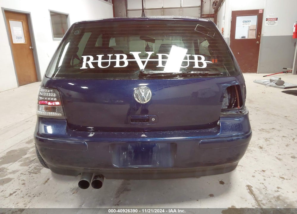 2003 VOLKSWAGEN GTI 1.8T VIN: 9BWDE61JX34044636