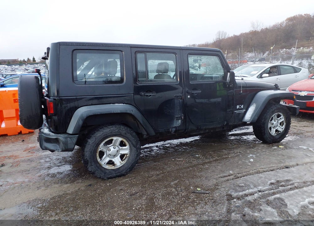 2008 JEEP WRANGLER UNLIMITED X VIN: 1J4GA39158L556091