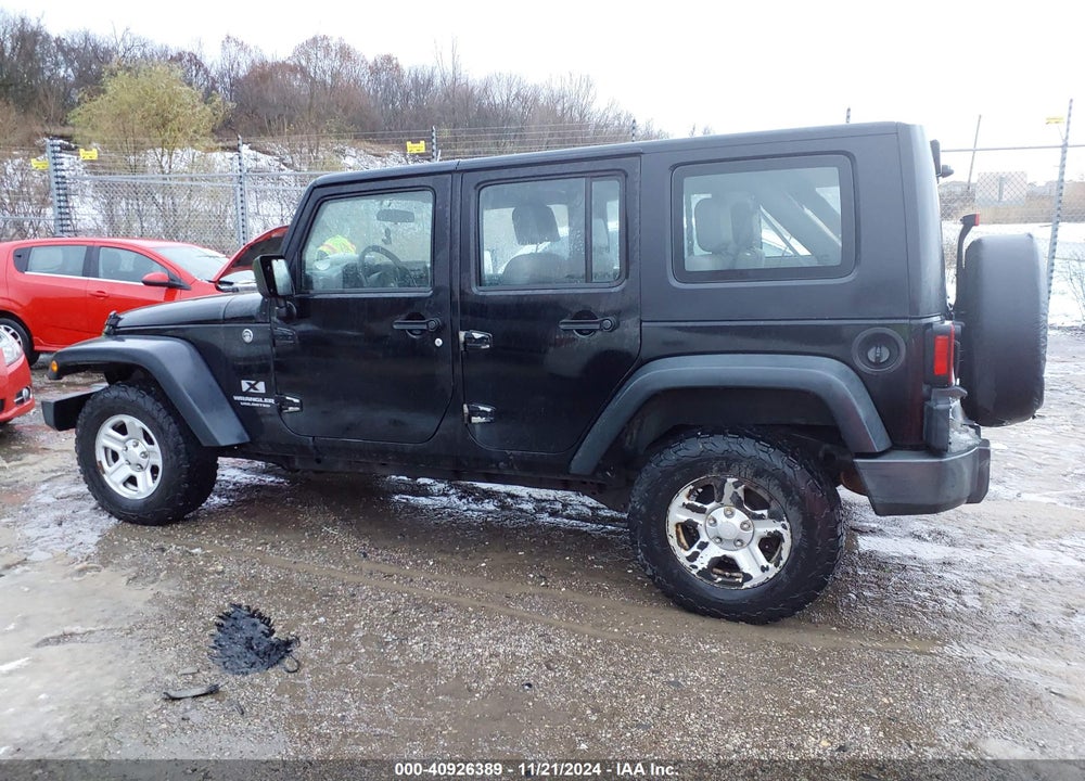 2008 JEEP WRANGLER UNLIMITED X VIN: 1J4GA39158L556091