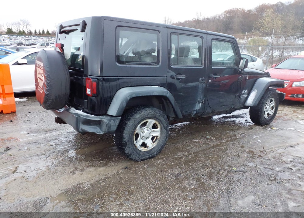 2008 JEEP WRANGLER UNLIMITED X VIN: 1J4GA39158L556091