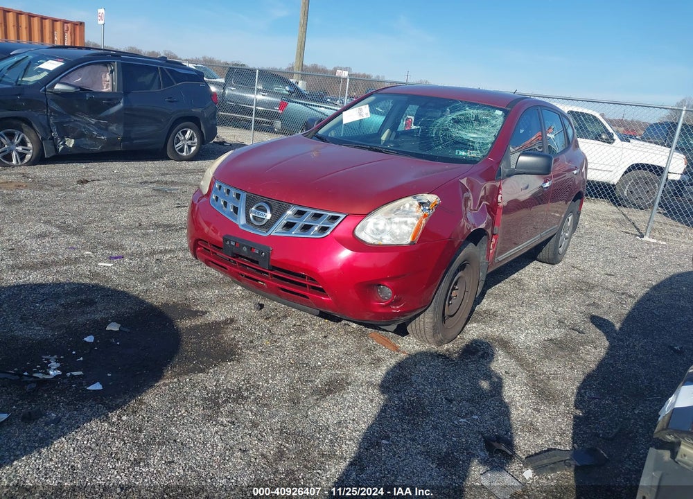 2012 NISSAN ROGUE S VIN: JN8AS5MV8CW397139