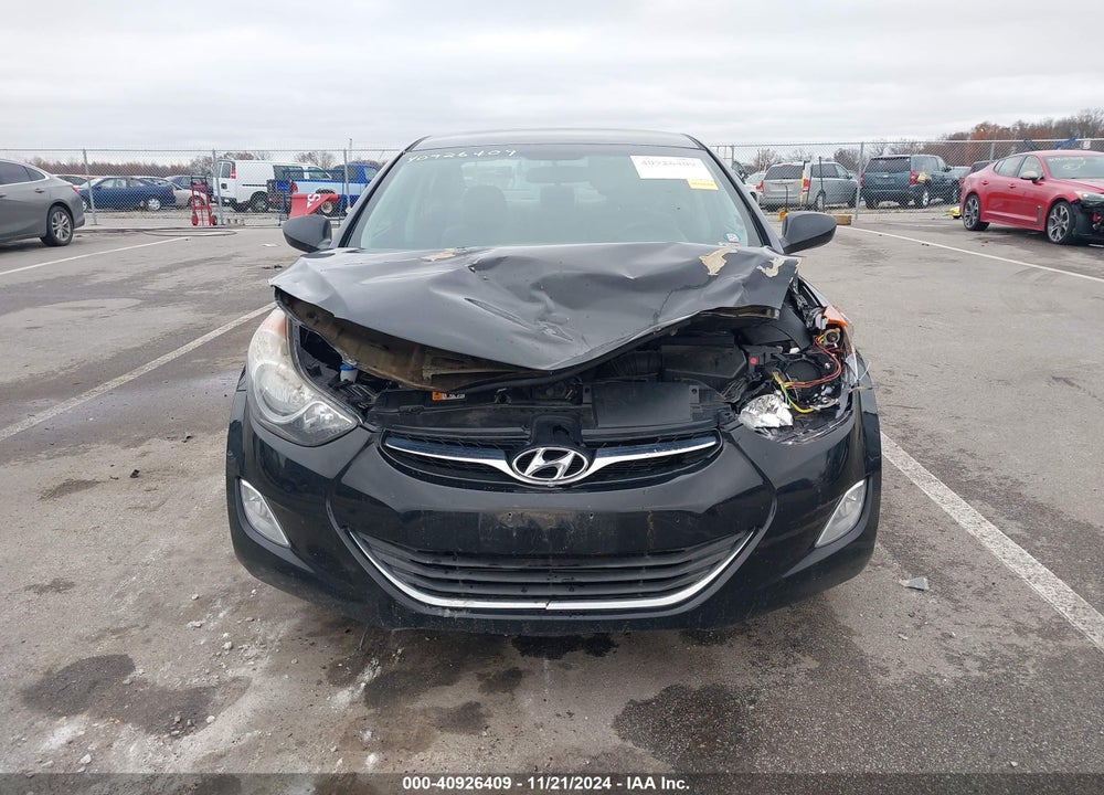 2013 HYUNDAI ELANTRA GLS VIN: 5NPDH4AE7DH369765