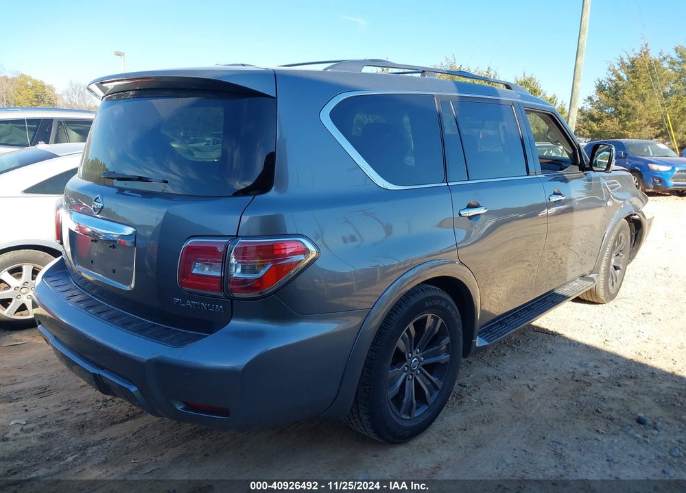 2020 NISSAN ARMADA PLATINUM 2WD VIN: JN8AY2ND5L9106193