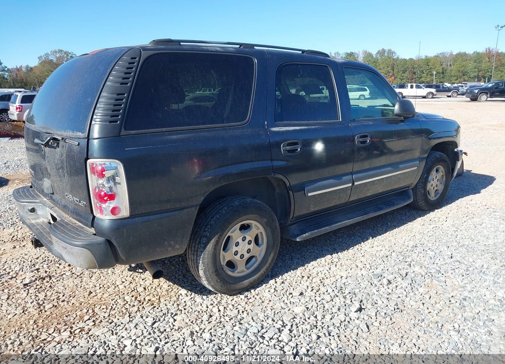 2004 CHEVROLET TAHOE LS VIN: 1GNEC13V34J122479