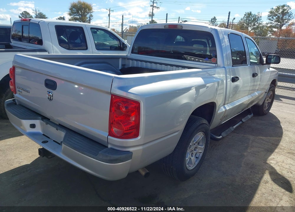 2007 DODGE DAKOTA SLT VIN: 1D7HE48K07S103232