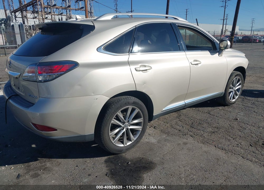 2013 LEXUS RX 350 VIN: 2T2ZK1BA4DC125507