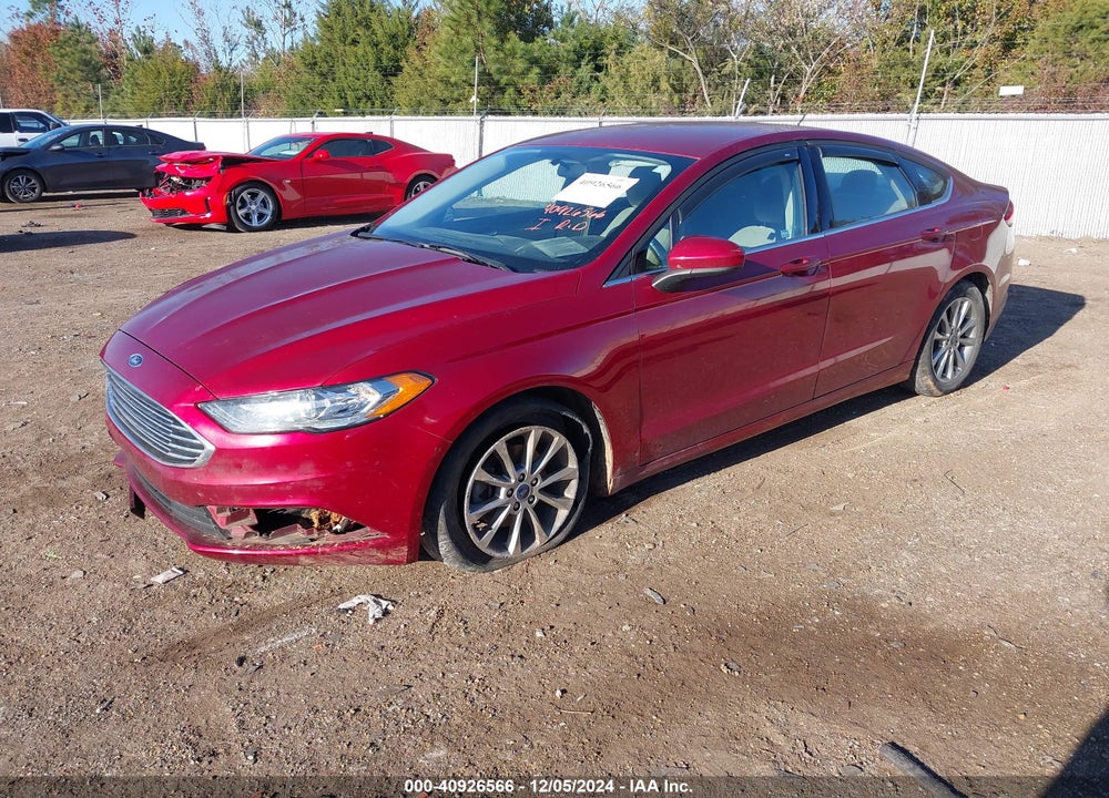 2017 FORD FUSION SE VIN: 3FA6P0HD1HR166204