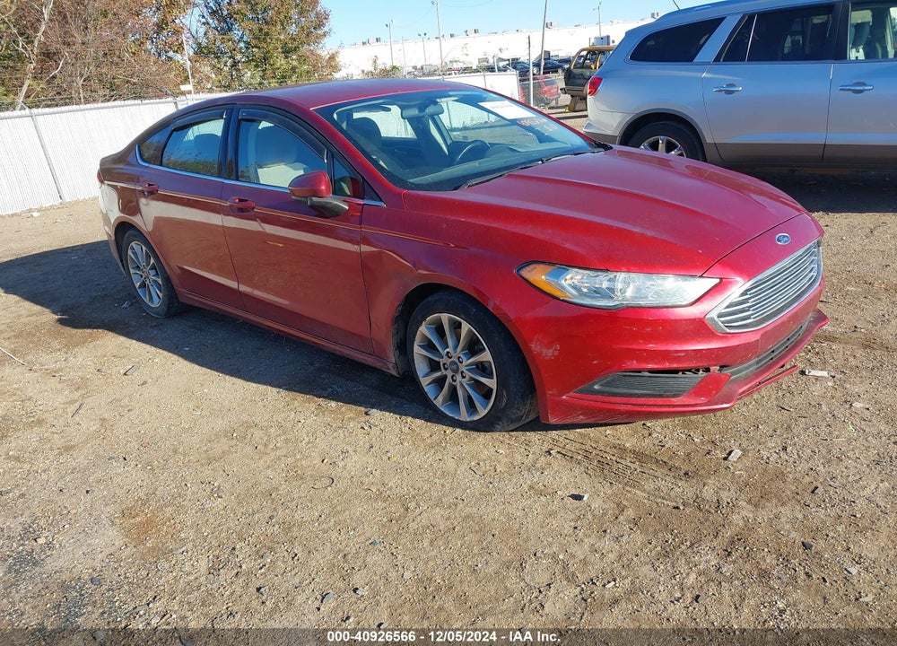 2017 FORD FUSION SE VIN: 3FA6P0HD1HR166204