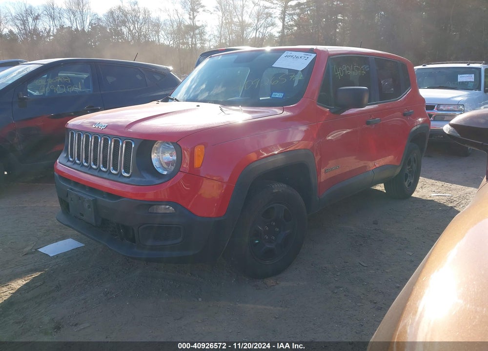 2017 JEEP RENEGADE SPORT 4X4 VIN: ZACCJBAB0HPF15379