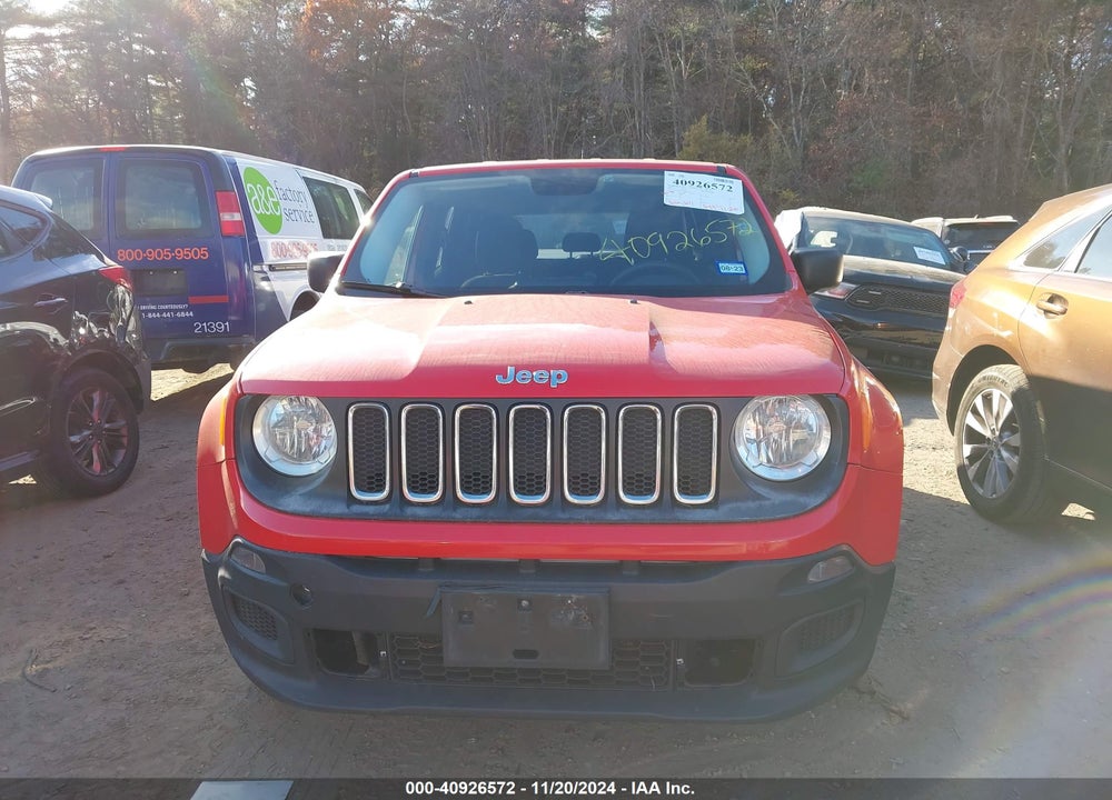 2017 JEEP RENEGADE SPORT 4X4 VIN: ZACCJBAB0HPF15379