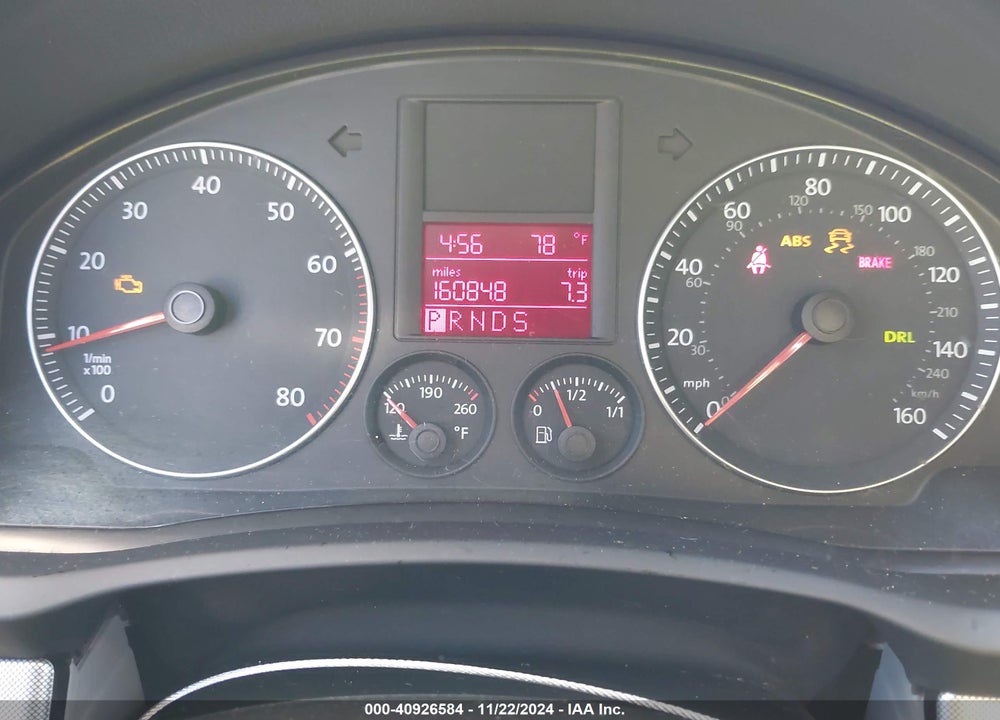 2009 VOLKSWAGEN JETTA S VIN: 3VWJM71K79M133007