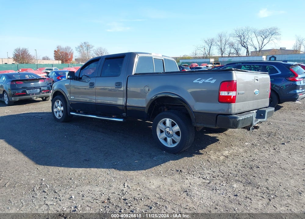 2008 FORD F-150 60TH ANNIVERSARY/FX4/KING RANCH/LARIAT/LIMITED/XLT VIN: 1FTPW14568KD03051