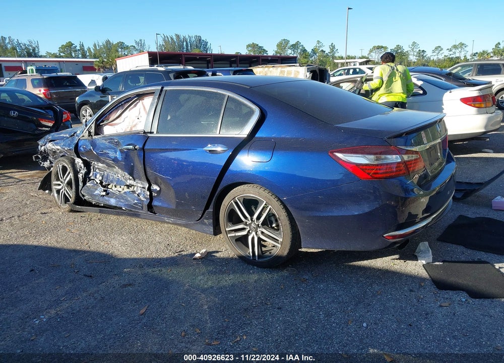 2016 HONDA ACCORD SPORT VIN: 1HGCR2F58GA042312