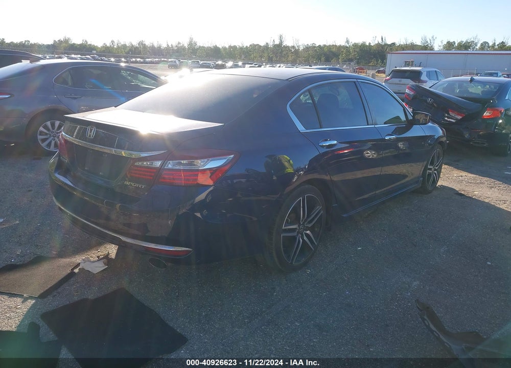 2016 HONDA ACCORD SPORT VIN: 1HGCR2F58GA042312