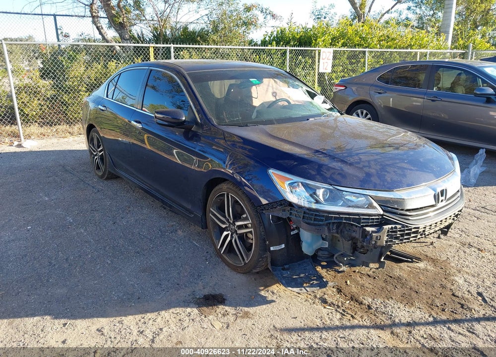 2016 HONDA ACCORD SPORT VIN: 1HGCR2F58GA042312