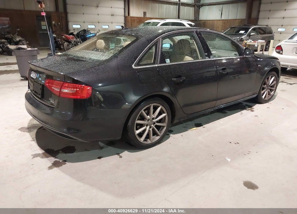 2014 AUDI A4 2.0T PREMIUM VIN: WAUFFAFL8EN004417