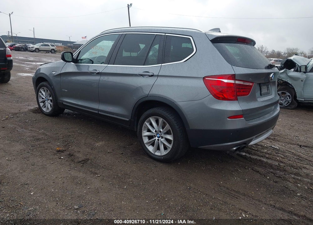 2013 BMW X3 XDRIVE28I VIN: 5UXWX9C59D0A21695