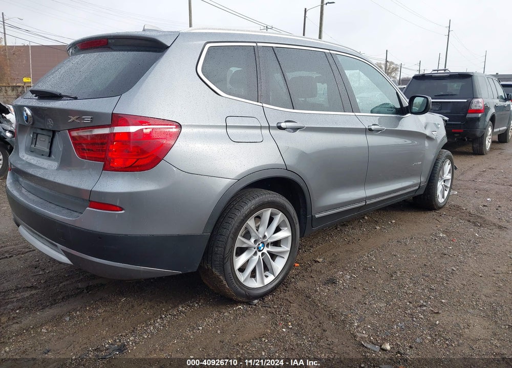 2013 BMW X3 XDRIVE28I VIN: 5UXWX9C59D0A21695