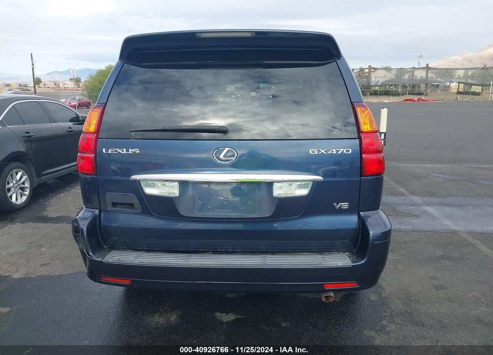 2003 LEXUS GX 470 VIN: JTJBT20X330005283