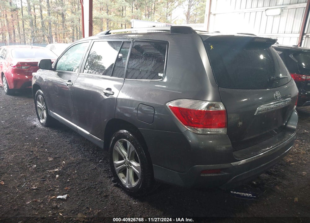 2013 TOYOTA HIGHLANDER LIMITED V6 VIN: 5TDYK3EH8DS128177