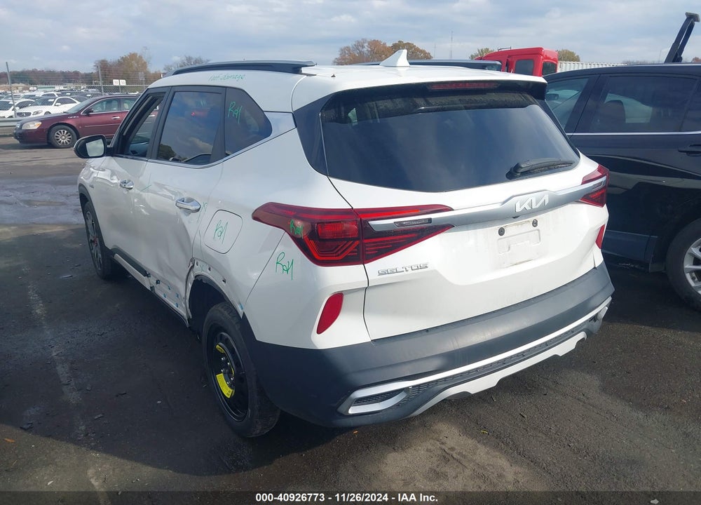 2022 KIA SELTOS SX TURBO VIN: KNDETCA21N7259707