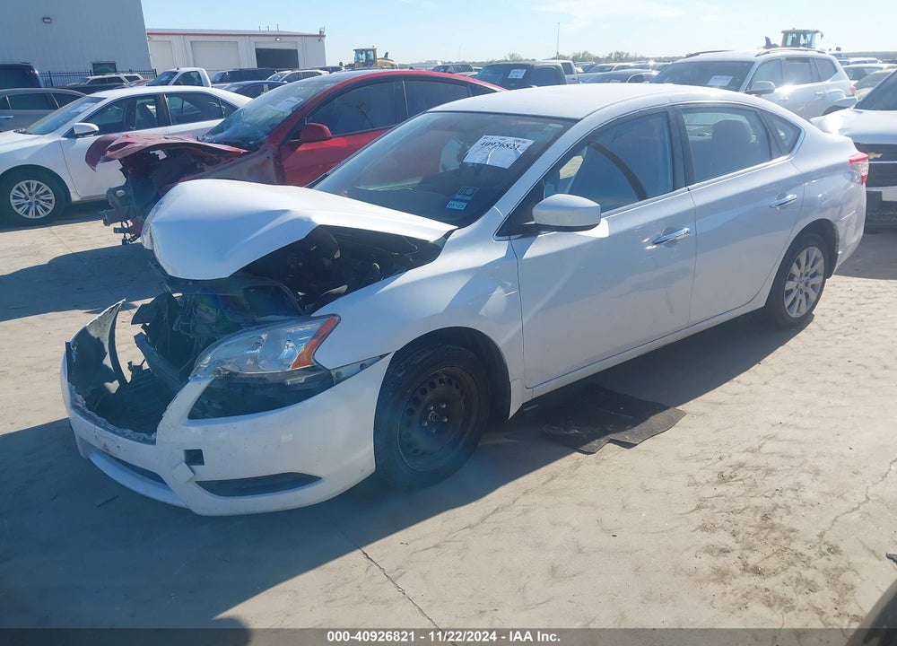 2015 NISSAN SENTRA SV VIN: 3N1AB7AP4FL677473