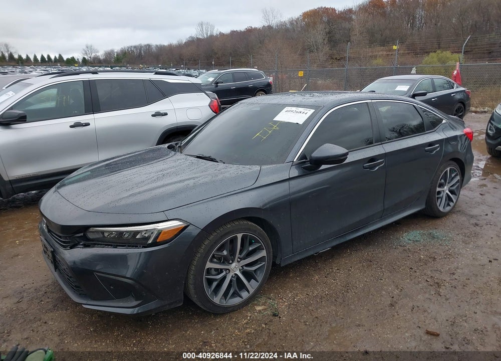 2022 HONDA CIVIC TOURING VIN: 2HGFE1F92NH325423