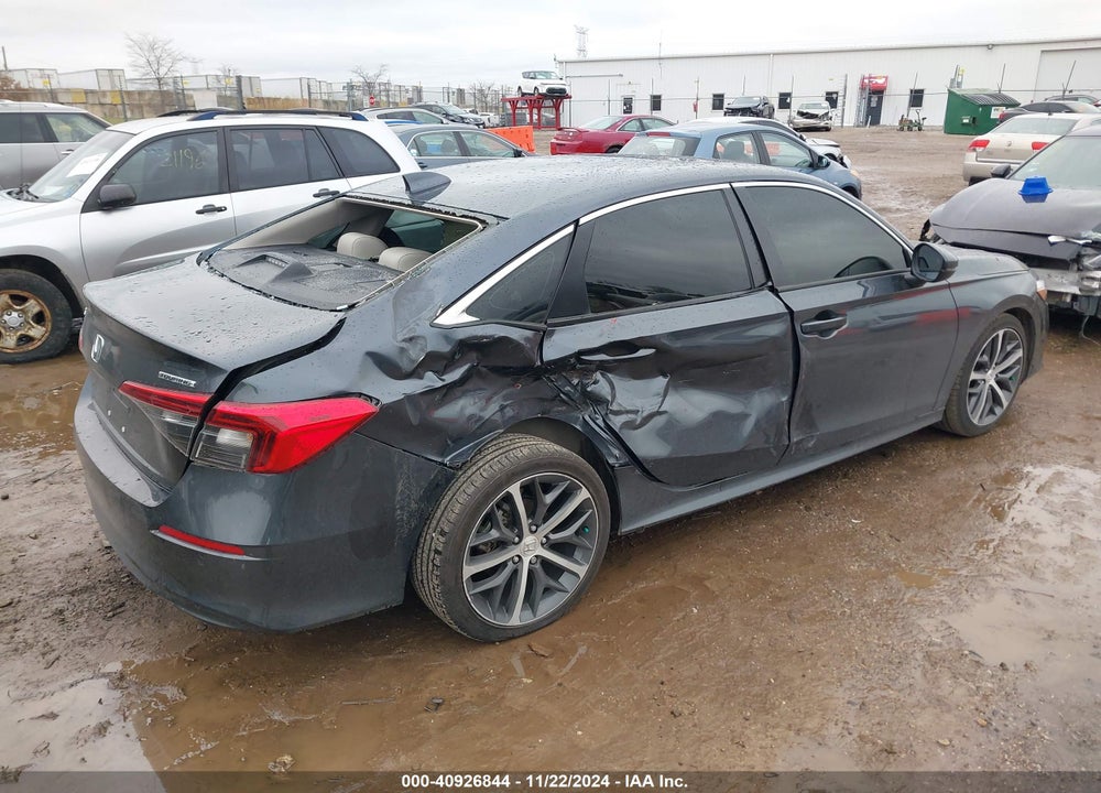2022 HONDA CIVIC TOURING VIN: 2HGFE1F92NH325423