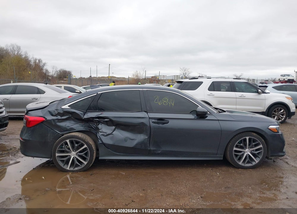 2022 HONDA CIVIC TOURING VIN: 2HGFE1F92NH325423