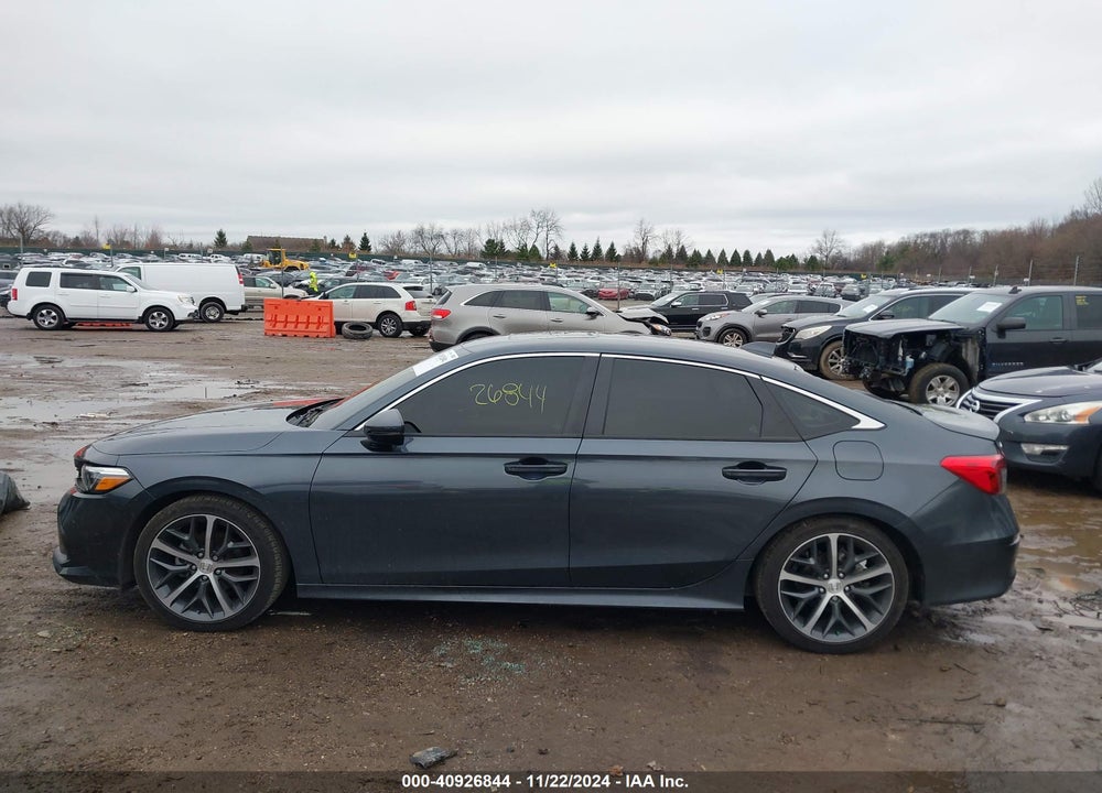 2022 HONDA CIVIC TOURING VIN: 2HGFE1F92NH325423