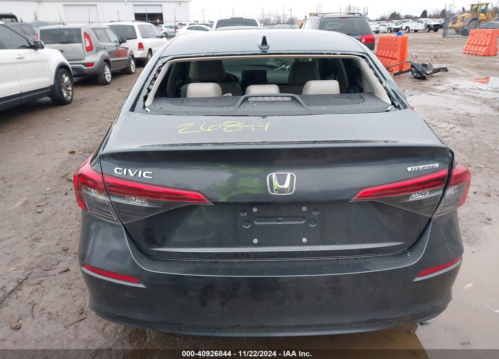 2022 HONDA CIVIC TOURING VIN: 2HGFE1F92NH325423