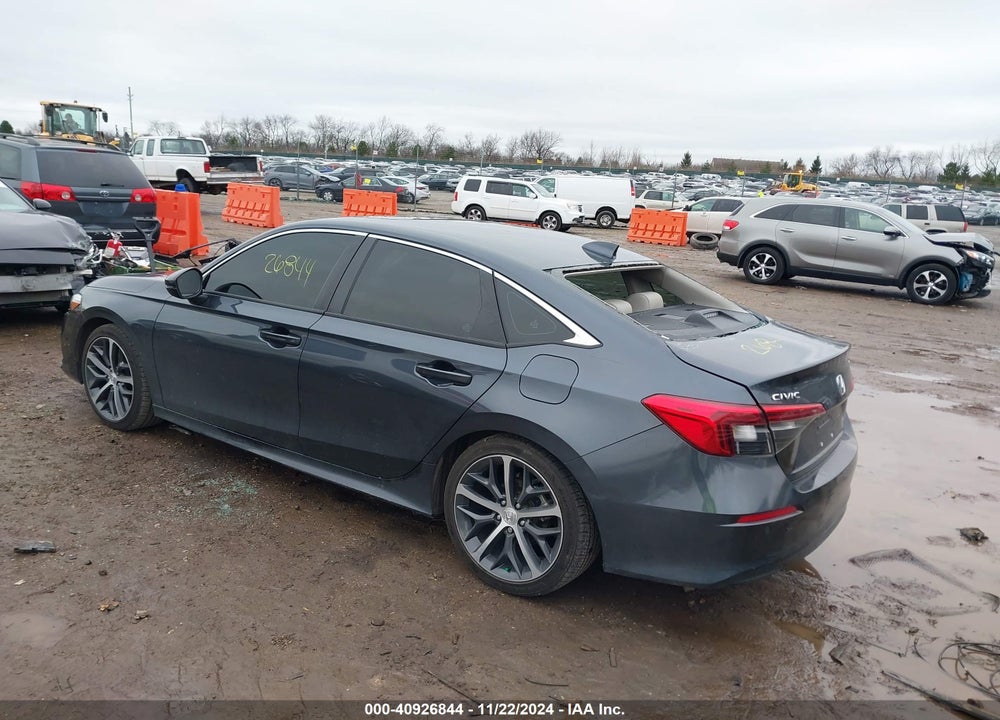 2022 HONDA CIVIC TOURING VIN: 2HGFE1F92NH325423