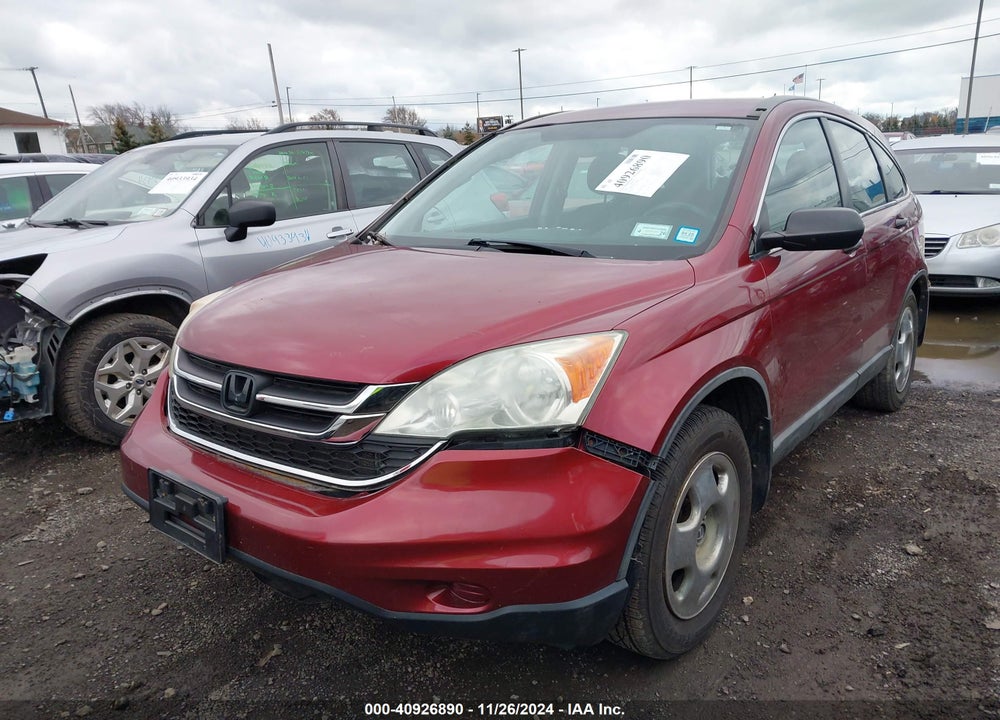 2010 HONDA CR-V LX VIN: 5J6RE4H3XAL008969