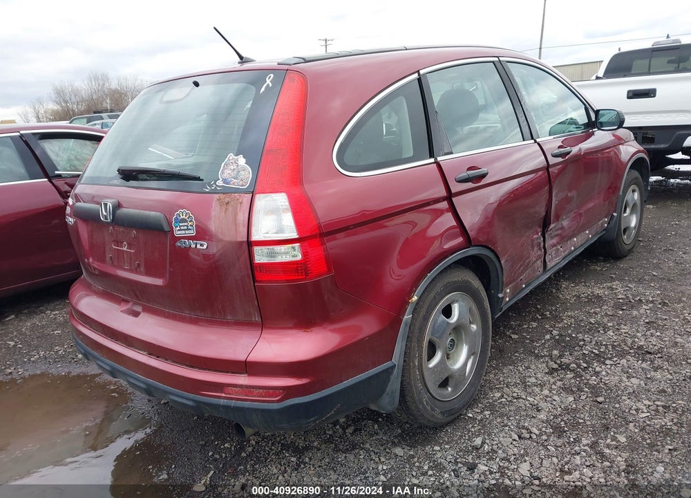 2010 HONDA CR-V LX VIN: 5J6RE4H3XAL008969