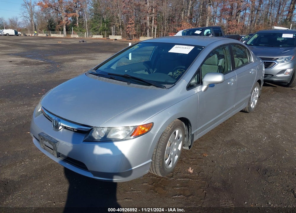 2008 HONDA CIVIC LX VIN: 2HGFA16598H353376