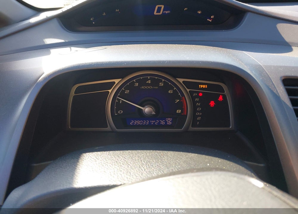 2008 HONDA CIVIC LX VIN: 2HGFA16598H353376